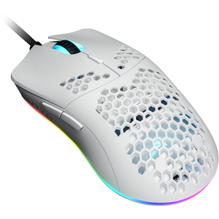 Keiry? RGB - Matt White - Gaming Maus (Weiß mit RGB Licht)