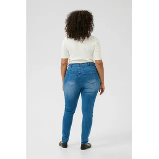 KAFFE Curve Regular-fit-Jeans Jeans KClaurina Große Größen blau 52