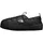 Hüttenschuhe schwarz/weiß 10