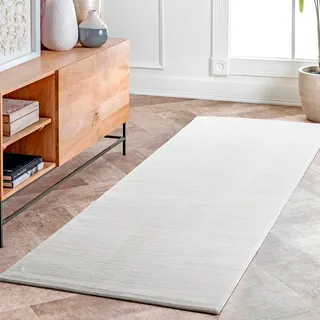 Teppich »Lima«, rechteckig, Kurzflorteppich mit dezentem Glanz, hochwertige Verarbeitung, 13077924-0 creme 10 mm