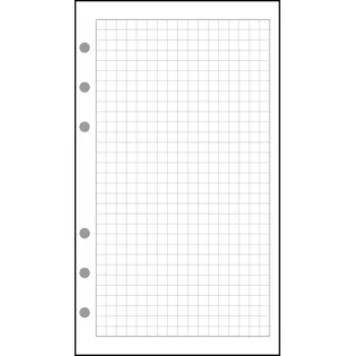 Exacompta Nachfllung Exatime 17, karierter Block (5 x 5)
