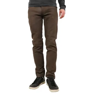 Maddox Lederhose Olaf MADDOX - Herren Lederhose Lammnubuk schoko antik braun 42