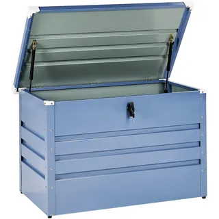 Beliani Gartentruhe 100 x 64 cm Blau