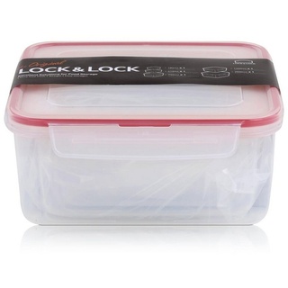 LOCK & LOCK Vorratsdose Lock&Lock HPL980CLQ5 Frischhaltedosen 5er Set - Luft & Wasserdicht (1er Pack), Kunststoff