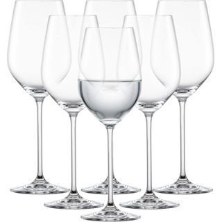 SCHOTT ZWIESEL Rotweinglas Fortissimo (6er-Set), edle Kristallgläser für Rotwein oder Wasser, spülmaschinenfeste Tritan-Weingläser, Made in Germany (Art.-Nr. 112493)