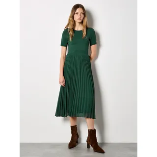 Apricot Rib Knit Skirt Midi Dress grün 36