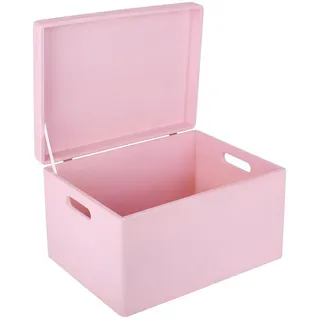 Creative Deco Holzkiste XXL 40 x 30 x 24 cm 1-tlg. rosa