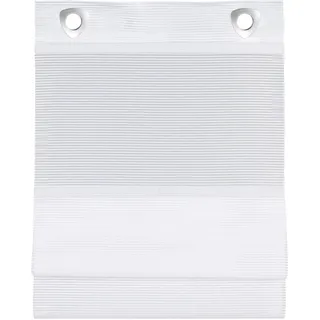 Novel Magnetrollo Benin, Weiß, Textil, Streifen, 80x130 cm, Oeko-Tex® Standard 100, Wohntextilien, Rollos & Jalousien, Rollos