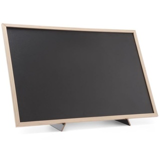 HENDI Kreidetafel, Blackboard, Schiefertafel, Memoboard, mit Ständer, Holzrahmen, 400x600mm, Holz
