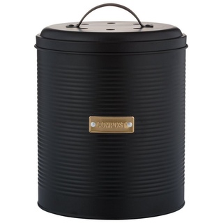 Typhoon Aufbewahrungsdose, stilvoller Kompostbehälter für die Küche - mit Aktivkohlefilter