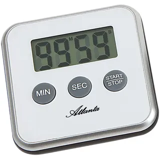 Kurzzeitmesser ATLANTA, weiß, Wecker, Eieruhr, Küchentimer, Küchenaccessoire, digital