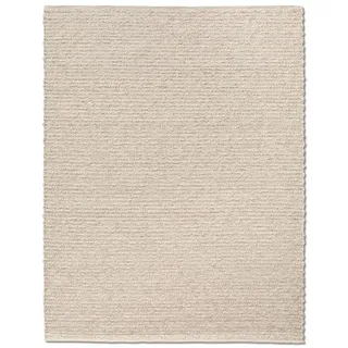 Allgäuer Teppichmanufaktur Webteppich Alpina Look 130 x 200 cm Schurwolle Beige Creme