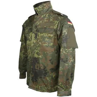Leo Köhler BW KSK Kommando Feldbluse Flecktarn Bundeswehr Hemd Camouflage 5 Farb Flecktarn; S - S