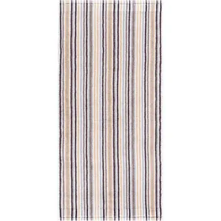 Egeria Combi Stripes Badetuch 70 x 140 cm grau