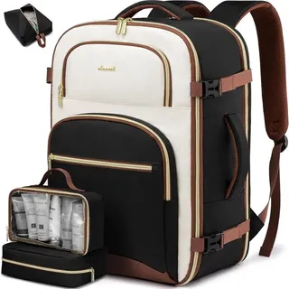None Handgepäck Rucksack 40L Reiserucksack Damen Herren 17 Zoll Laptop Travel Backpack