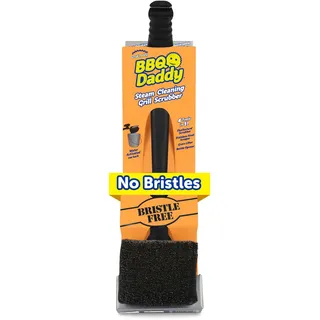 Scrub Daddy BBQ Daddy - Grill-Reinigungsbürste mit Schaber & Flaschenöffner, BBQ Bürste für Grillrost, Grillbürste Ohne Borsten mit FlexTexture, Grillreinigungsbürsten, Hightech-Reinigungszubehör