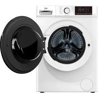 Beko BM3WFOE741PSA freistehende Waschmaschine, vollautomatische Waschmaschine, 7 kg, Schleuderdrehzahlauswahl 1400 U/min, weiß [Energieeffizienzklasse A]