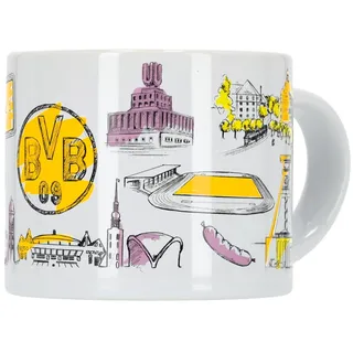 Dortmund Tasse 0,3 l Weiß 3