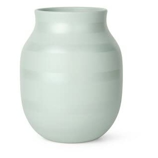 Kähler Design - Omaggio Vase H 20 cm Creme/minzefarbig