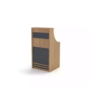 JVmoebel Stehpult Holz Stehpult Rednerpult mobil Stehtisch Arbeitszimmer Büromöbel Pult (1-St), Made in Europa braun|bunt