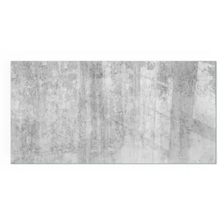Tulup Bodenplatte Glas 140 x 70 x 0,4 cm Grau