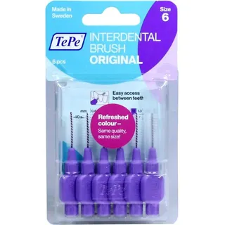 TePe Original 1,1 mm lila Interdentalbürste 6 St.