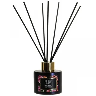 Kaemingk Duftkerze Raumduft Diffusor Duftstäbchen Ginger Lily 75ml - Exotischer schwarz