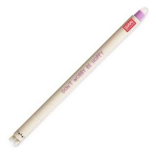 Legami Gelschreiber Hase, EP0011, löschbar, Gehäuse beige, 0,7mm, Schreibfarbe violett