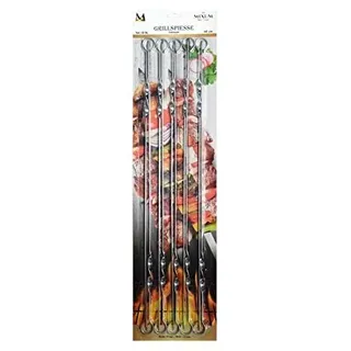 10-er Set Grillspieße 60cm Schaschlikspieße, Шампура, Schampura, Spieß Edelstahl, Extra lang