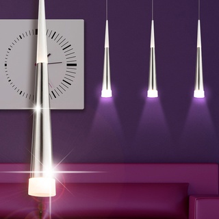 Design Hänge Leuchte Ø120mm | LED | Silber | Edelstahl