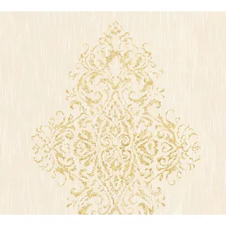Architects Paper Luxury wallpaper Textiltapete 10 m x 0,53 m 319452 beige/gold