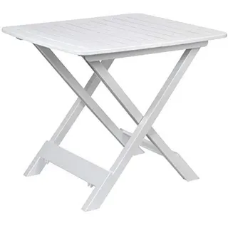 ACT Campingtisch Beistelltisch 43x45x50cm Weiss klappbar Kunststoff Klapptisch