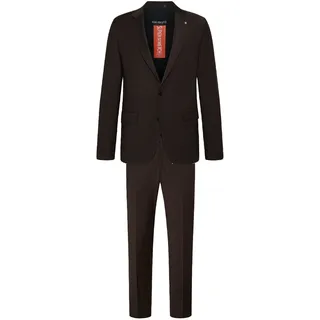 BENVENUTO. Anzug BENVENUTO. "BENVENUTO. Anzug", Herren, Gr. 56, N-Gr, braun, Obermaterial: 53% Polyester PES. 43% Wolle WO. 4% Elasthan EL., uni, Anzüge, mit 2-Knopf-Verschluss