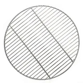 Runder BBQ-Grillrost – Edelstahl-Ersatzgitter, robuste Grillroste, Outdoor-Grillnetz für Pellet-, Gas- und Holzkohlegrill (28 cm)