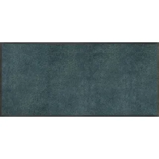 Wash+Dry Teppich 35 x 75 cm Blau