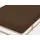 Spannbettlaken Jersey-Elasthan 90 x 190 - 100 x 220 cm braun