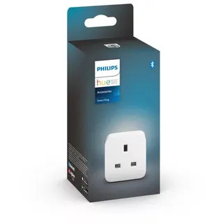 Philips Hue Smart Plug für Smart Home Automation Funktioniert mit Alexa, Google Assistant und Apple Homekit, Weiß, 1 Stück (1 Stück)