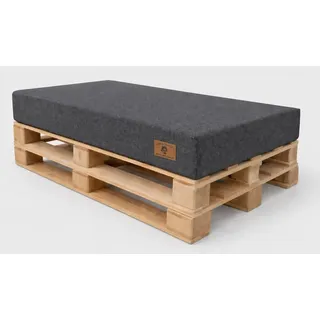 odol-plusz Palettenkissen 120 x 80 x 15 cm grau 2 St.