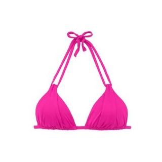 S.OLIVER Triangel-Bikini-Top Damen pink Gr.34 Cup C/D