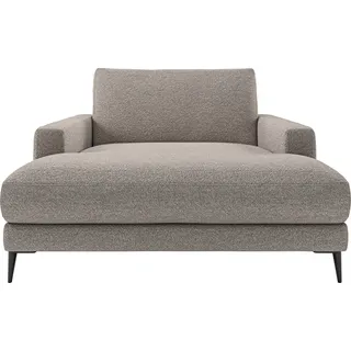 Home affaire Chaiselongue Downtown Loungemöbel zum Relaxen, B/T/H: 132/170/84 cm, auch in Bouclé, Cord und Easy care - leicht mir Wasser zu reinigen beige