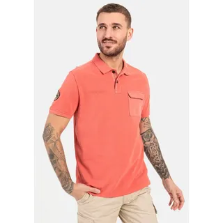 camel active Poloshirt aus zertifiziertem Organic Cotton Shirts_Poloshirt orange|rot 3XL