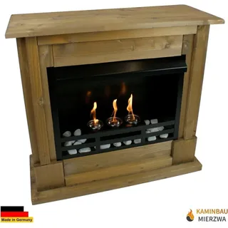 Ethanol und Gelkamin Kamin Modell Rafael Premium Eiche