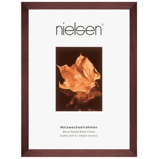 Nielsen Bilderrahmen, Dunkelbraun, Holz, rechteckig, 30x40 cm, Bilderrahmen, Bilderrahmen