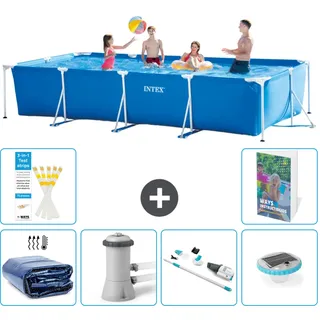 Rechteckiger Frame Pool - 450x220x84 Cm - 7-teilig  S81