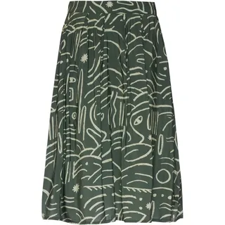 Ragwear Delise A-Linien Rock Damen in baltic, Größe S - grün