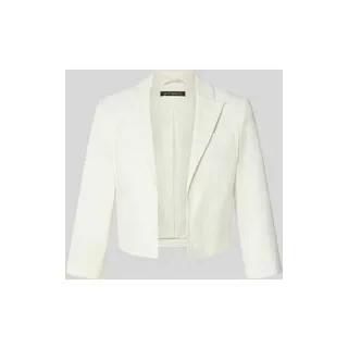 Cropped Blazer mit Reverskragen, Offwhite, 42
