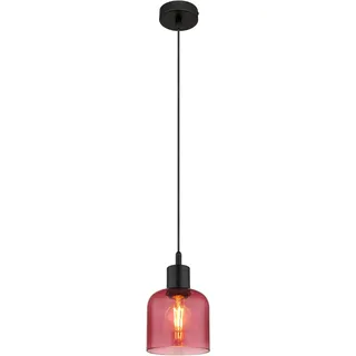 Globo Pendelleuchte Ebba Glas Rosa Rose