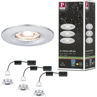 Paulmann Nova mini Coin 3er Set rund Chrom