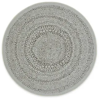 DomDeco Teppich In- & Outdoor Teppich Rund Fairy Circles, Ø120 cm grün