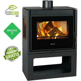 - Kaminofen Hölzerner mit 3 Scheiben Kamin Panorama Prity PM3-TV - 13 KW